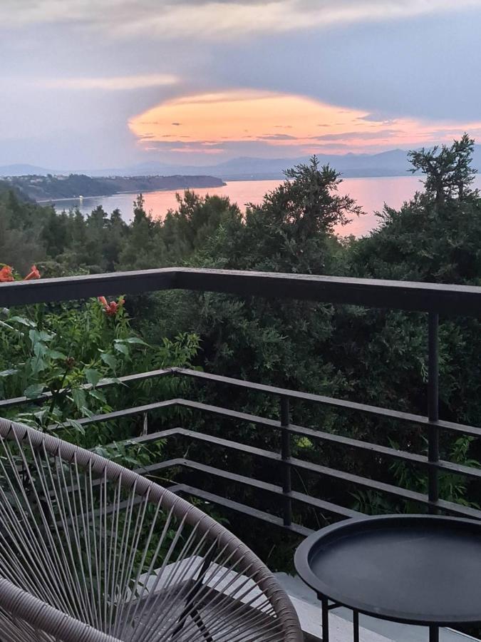 Janis Seaview Villa Néa Fókaia Exteriér fotografie